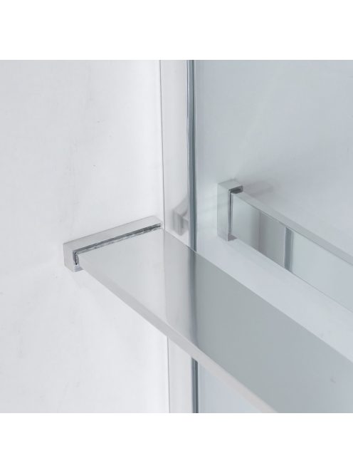 Stuxi Milano Kombi Plus 2 Walk-in zuhanyfal, 70x90 cm, 8 mm vastag vízlepergető biztonsági üveggel, 2 polccal és törölközőtartóval