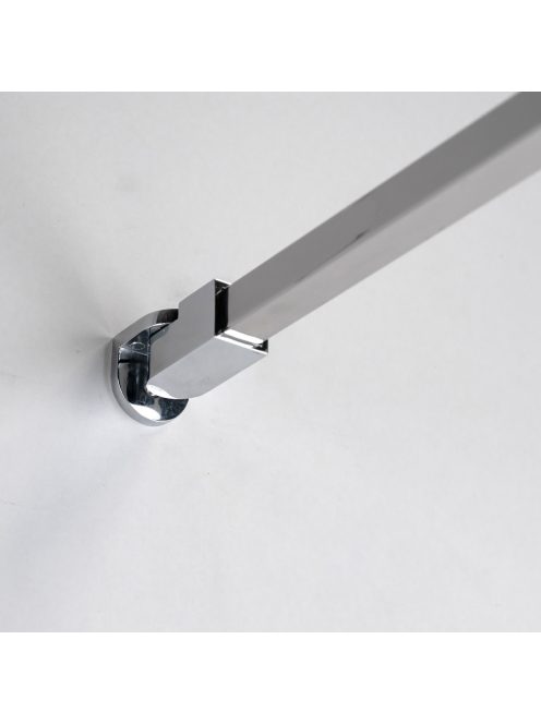 Stuxi Milano Kombi Walk-in zuhanyfal, 80x70 cm, 8 mm vastag vízlepergető biztonsági üveggel, 200 cm magas, króm