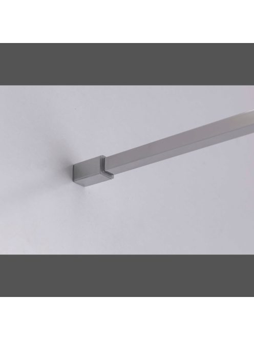 Stuxi Milano Walk-in zuhanyfal, 90x200 cm, 8 mm vastag vízlepergető biztonsági üveggel, króm profillal és távtartóval
