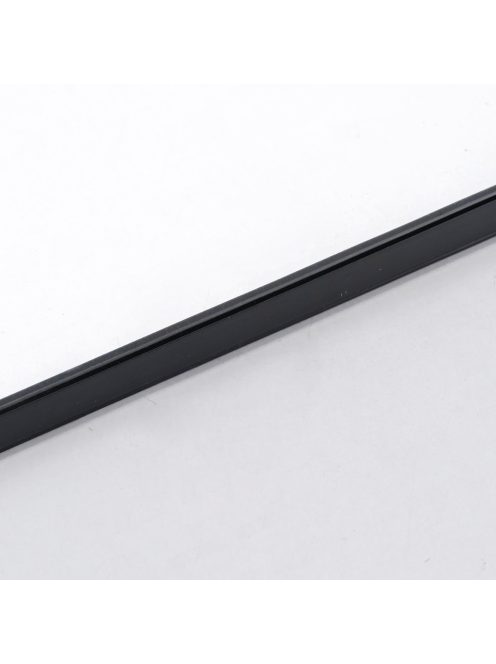 Stuxi Milano Light Black falsíkra szerelhető Walk-in zuhanyfal, 110x200 cm, 8 mm vastag vízlepergető biztonsági üveggel, két távtartóval