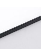 Stuxi Milano Light Black falsíkra szerelhető Walk-in zuhanyfal, 140x200 cm, 8 mm vastag vízlepergető biztonsági üveggel, két távtartóval