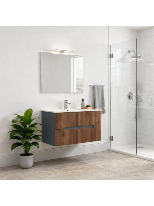 Trent 80 alsó szekrény mosdóval