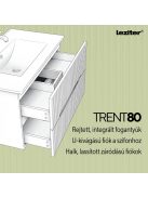 Trent 80 alsó szekrény mosdóval