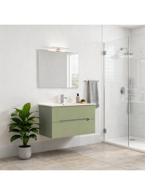 Trent 80 alsó szekrény mosdóval