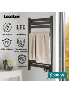 Elektromos törölközőszárító radiátor 500W
