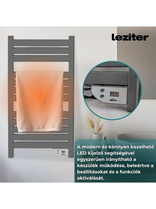 Elektromos törölközőszárító radiátor 500W