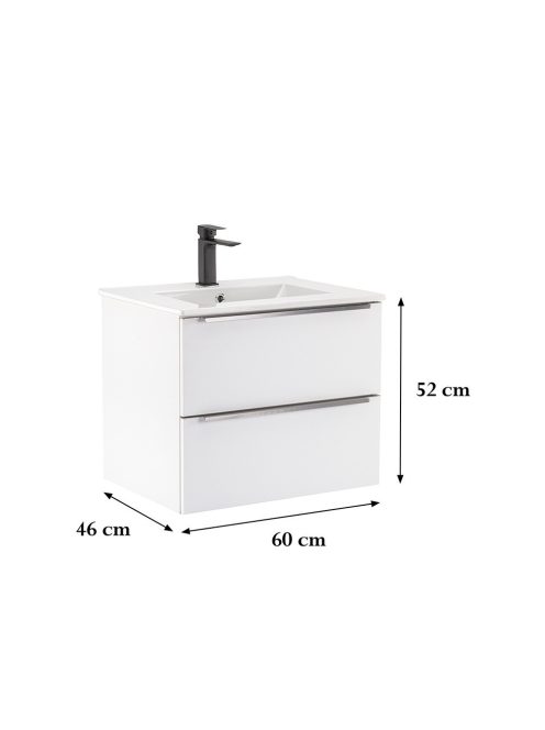 Vario Trim 60 alsó szekrény mosdóval