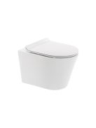 Ride fali, rimless WC soft close ülőkével