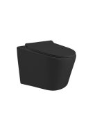 Ride fali, rimless WC soft close ülőkével