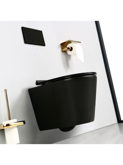 Ride fali, rimless WC soft close ülőkével