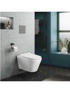 Ride fali, rimless WC soft close ülőkével