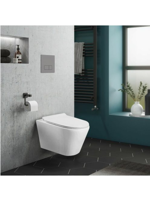 Ride fali, rimless WC soft close ülőkével