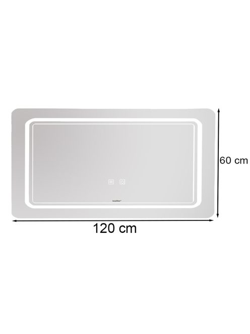Vid 120 tükör led világítással