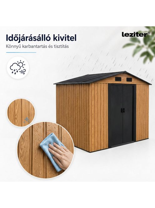 Alaska 6x8 kerti szerszámtároló ház