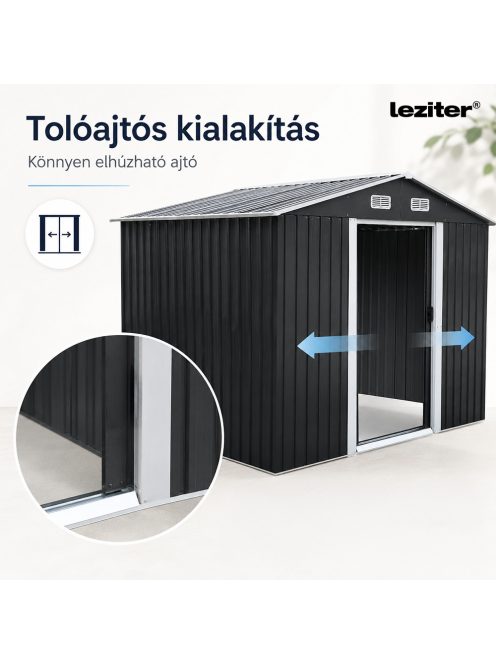 Alaska 6x8 kerti szerszámtároló ház