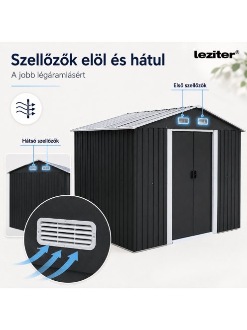 Alaska 6x8 kerti szerszámtároló ház