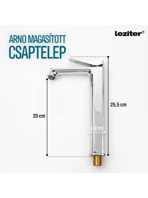 Arno magasított mosdó csaptelep